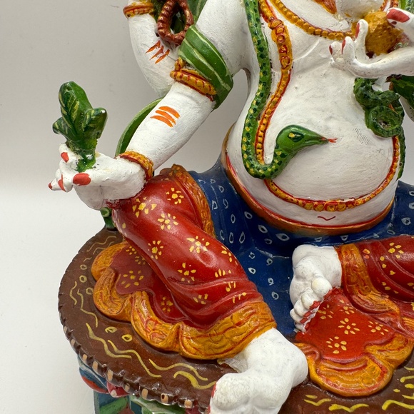 Lord Ganesha Statue, Protector God, 8 Inch, Home Decor, Good Luck, Elephant God. - Picture 4 of 10